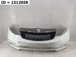 Бампер передний  Kia Rio III Рест. (2015-2017) х/б 5 дв.